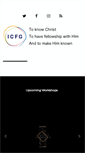 Mobile Screenshot of icfg.org