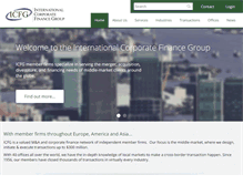 Tablet Screenshot of icfg.net